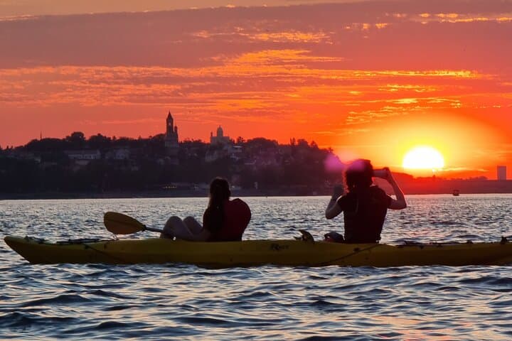 Sunset Kayak Adventure on the Danube and Sava in Belgrade