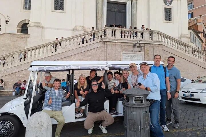 Private Half-Day Rome Golf Cart & eFiat Tour — Pantheon, Trevi, Spanish Steps photo 5