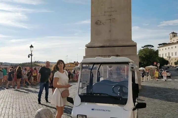 Private Half-Day Rome Golf Cart & eFiat Tour — Pantheon, Trevi, Spanish Steps photo 4