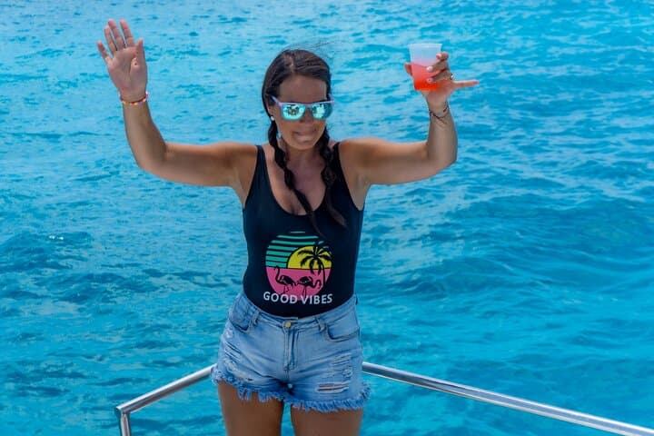 Private Catamaran Sunset Cruise from Cancun to Isla Mujeres