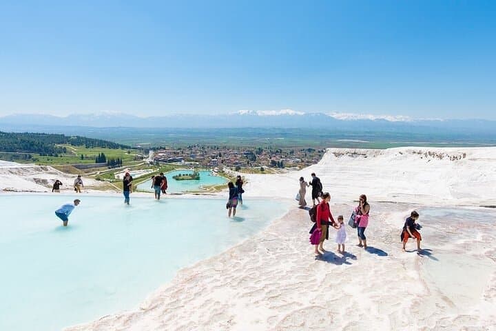 Pamukkale & Hierapolis Day Tour from Fethiye — Travertines, Hot Springs & Ancient Ruins
