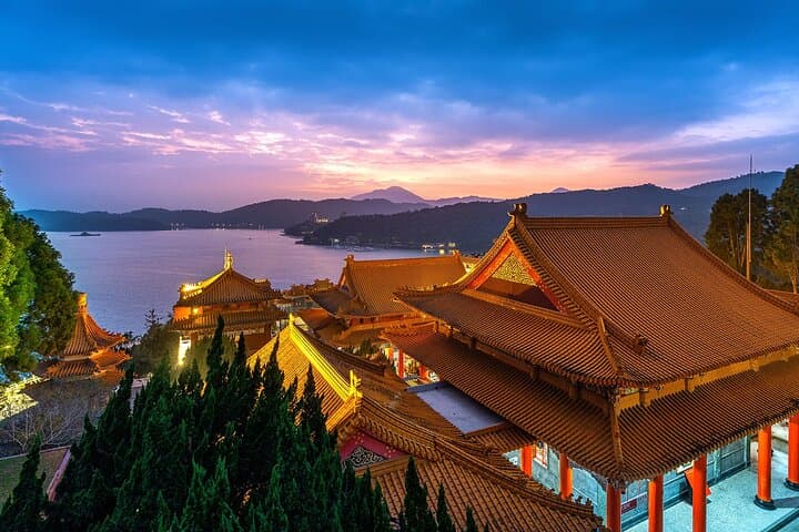 Sun Moon Lake 2-Day Private Tour from Taipei — Boat Rides, Temples & Taichung Architecture photo 1
