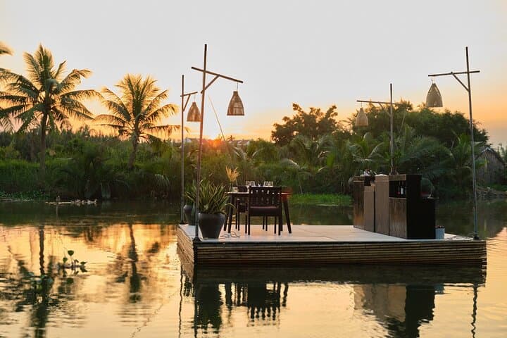 Romantic Bamboo Raft Dinner on the Do River — Hoi An Sunset Experience