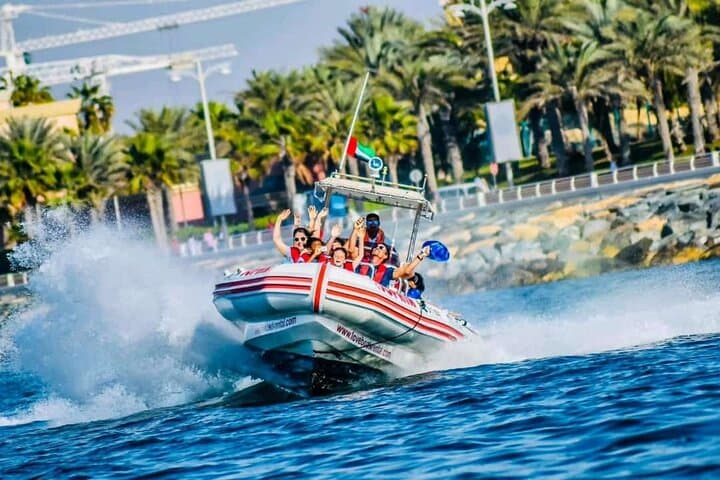 Speedboat Tour Dubai Marina: 90-Minute Palm, Burj Al Arab & Atlantis Sights photo 5