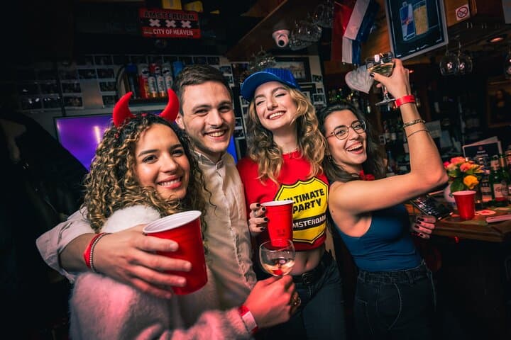 Amsterdam Red Light District Pub Crawl: 5-Hour Bar & Club Tour with Free Shots photo 1