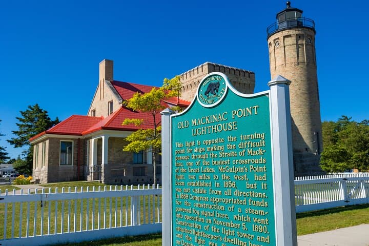 Old Mackinac Point Lighthouse: Tower Tours, Fog Signal & Shipwreck Museum