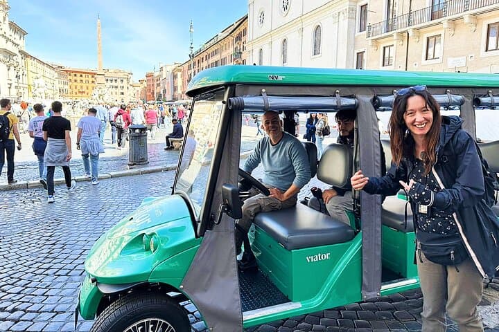 Private Rome Golf Cart Tour: Trastevere, Gianicolo & Hidden Gems photo 2