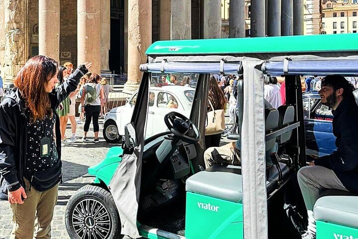 Private Rome Golf Cart Tour: Trastevere, Gianicolo & Hidden Gems photo 3