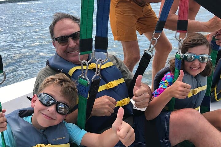 Sky High Parasailing from Marina Cafe — Destin Parasail Tours & Crab Island Views photo 2