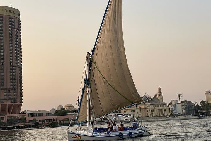 Private Nile Felucca Cruise in Cairo: Sunset Sailing with Transfers & Drinks photo 2