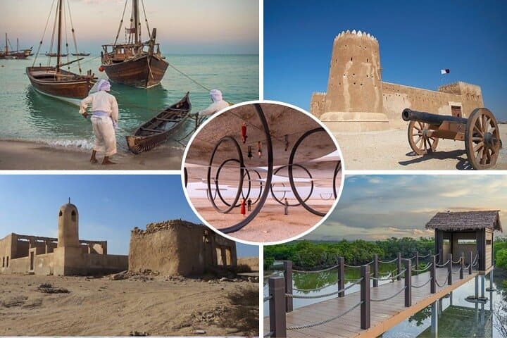 North Qatar Day Tour: Al Zubarah Fort, Al Jumail & Olafur Eliasson Installation