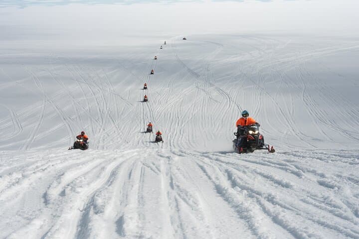 Into the Glacier Combo — Snowmobiling and Langjökull Ice Tunnel Experience