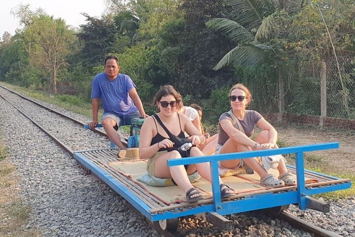 Battambang Day Trip from Siem Reap: Bamboo Train, Wat Banan & Bat-Cave Sunset