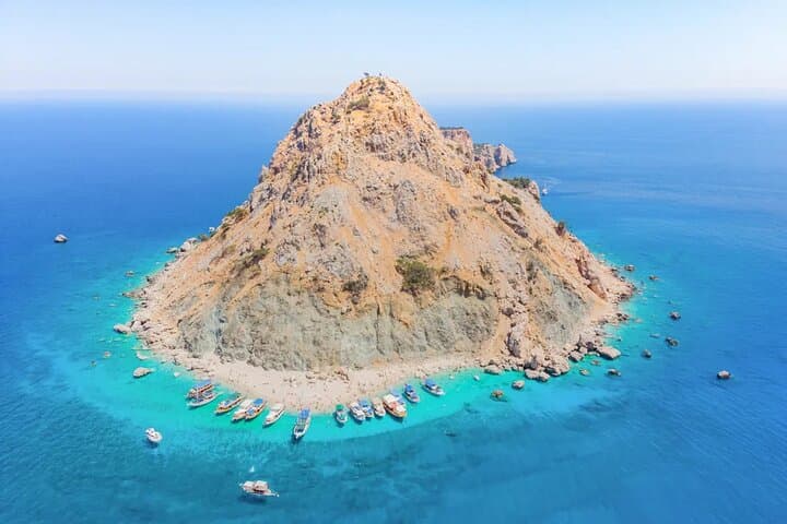 Full-Day Antalya Maldives Boat Tour to Suluada — Swim, Snorkel & Cove Hopping photo 3