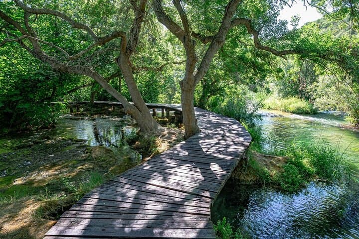 Private Krka Waterfalls & Dalmatian Wine Tasting from Split