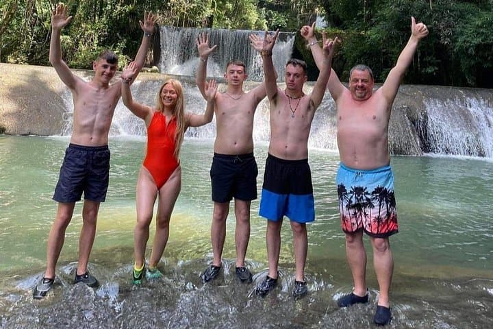 YS Falls and Pelican Bar Day Trip from Montego Bay: Waterfalls, Zipline & Rustic Ocean Bar photo 1