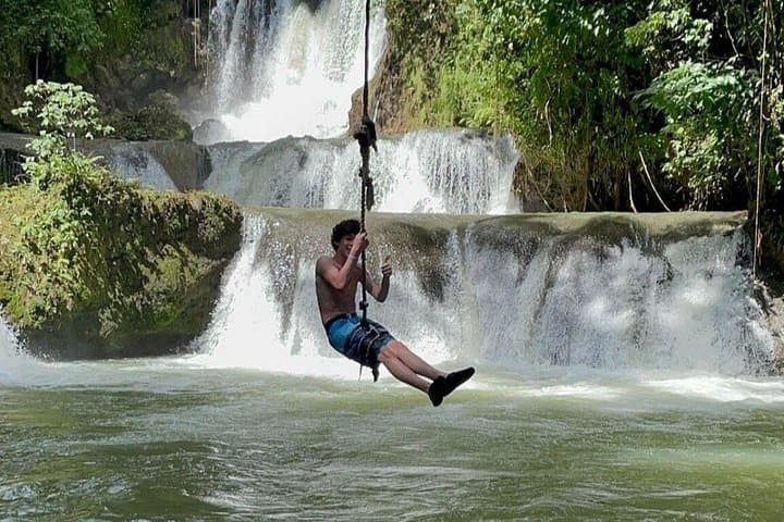 YS Falls and Pelican Bar Day Trip from Montego Bay: Waterfalls, Zipline & Rustic Ocean Bar photo 4