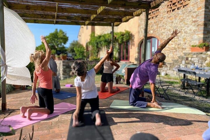 Sunset Yoga in a Tuscan Olive Grove Near Florence photo 2