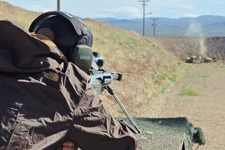 Outdoor Shooting Experience Near Las Vegas — .50 Cal, Full-Auto Desert Range & Lunch