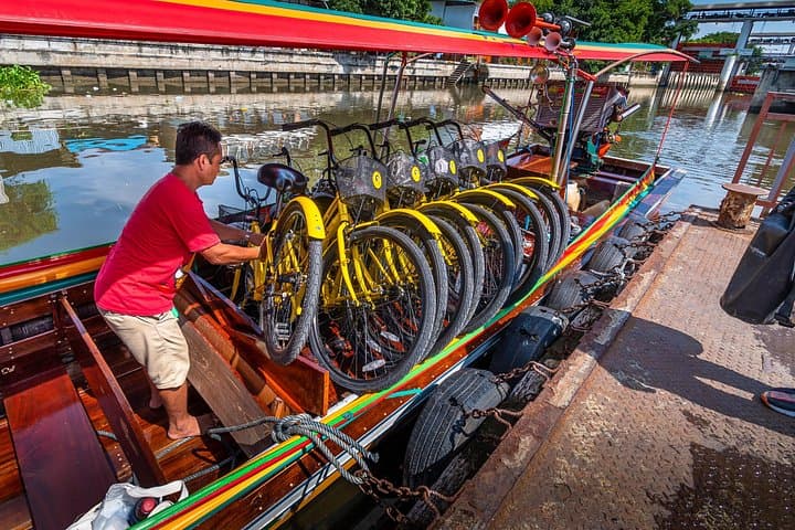 Bangkok Bike & Longtail Boat Combo: Half-Day Chinatown and Canal Tour photo 1