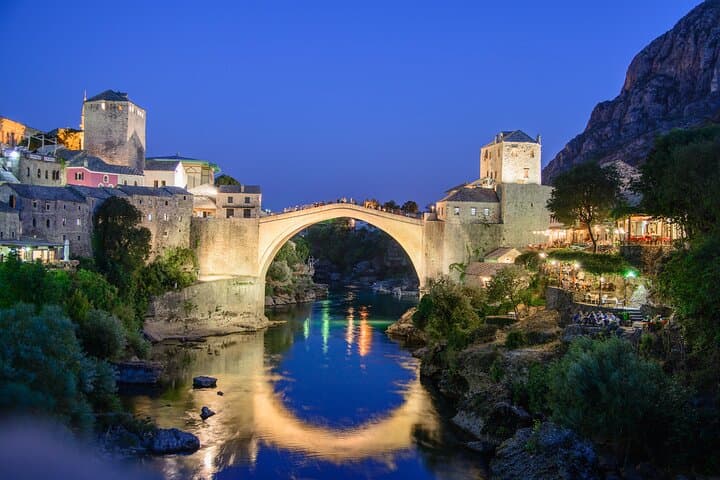 Mostar and Kravica Falls Day Trip from Split: Storytelling, Traditional Lunch & Waterfalls