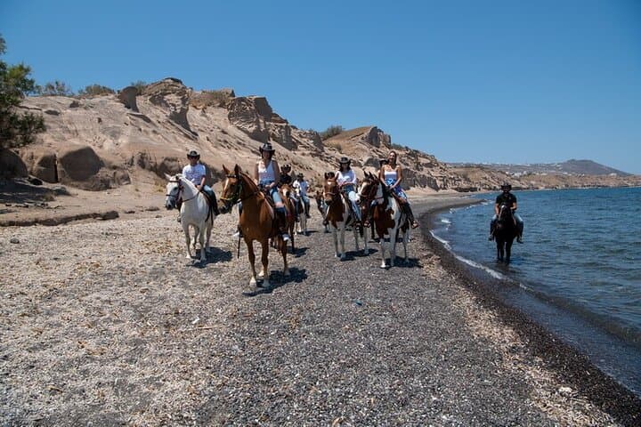 Black Sand Horseback Ride to Monolithos Beach, Santorini photo 5