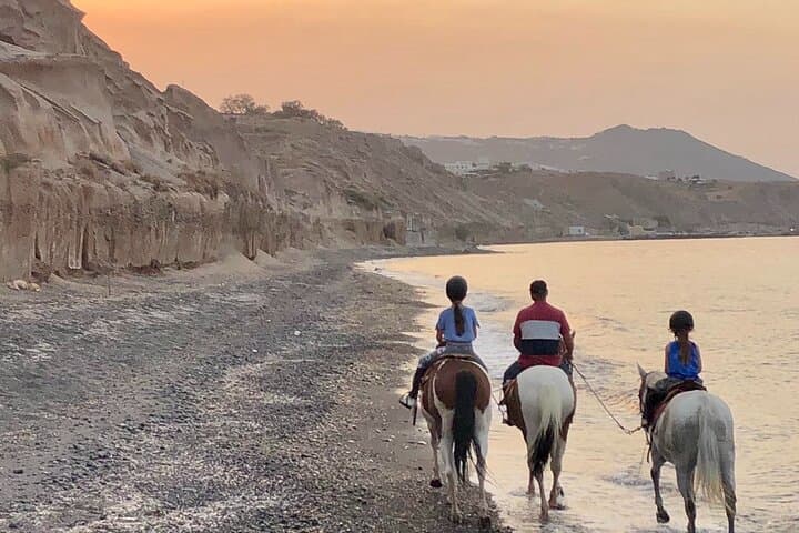 Black Sand Horseback Ride to Monolithos Beach, Santorini photo 4