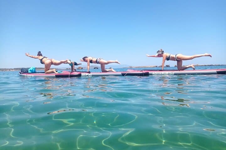 Stand-Up Paddle Pilates in Chania — SUP Pilates on the Cretan Sea photo 3