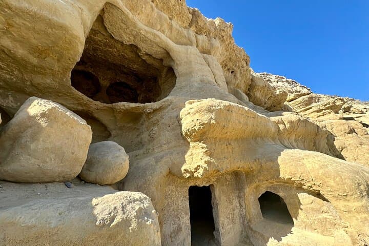 Private Matala & Zaros Day Trip — Matala Caves, Ancient Gortyn & Phaistos