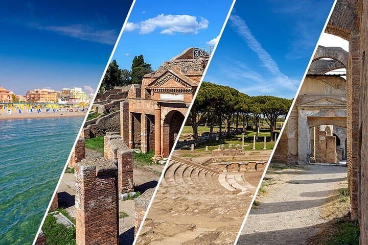 Ostia Antica Private Guided Day Trip and Ostia Beach from Rome