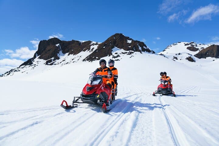 Snowmobile Langjökull: Glacier Ride and Natural Ice Cave Tour from Reykjavik photo 2