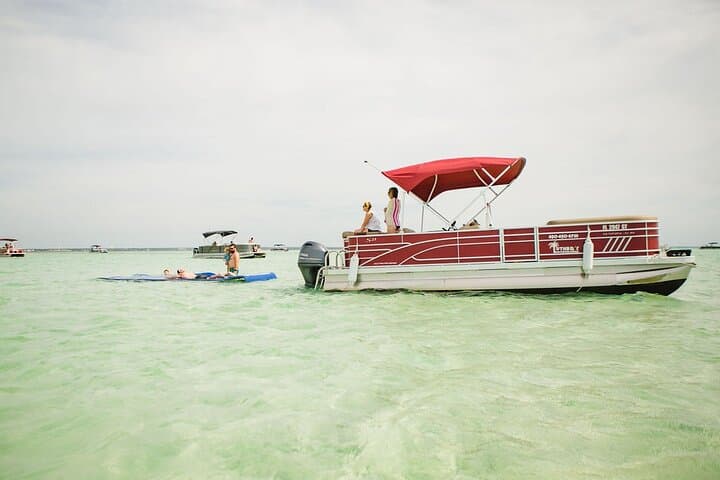 Destin Pontoon Rental & Crab Island Day Trip — 24ft Pontoon on Choctawhatchee Bay photo 1