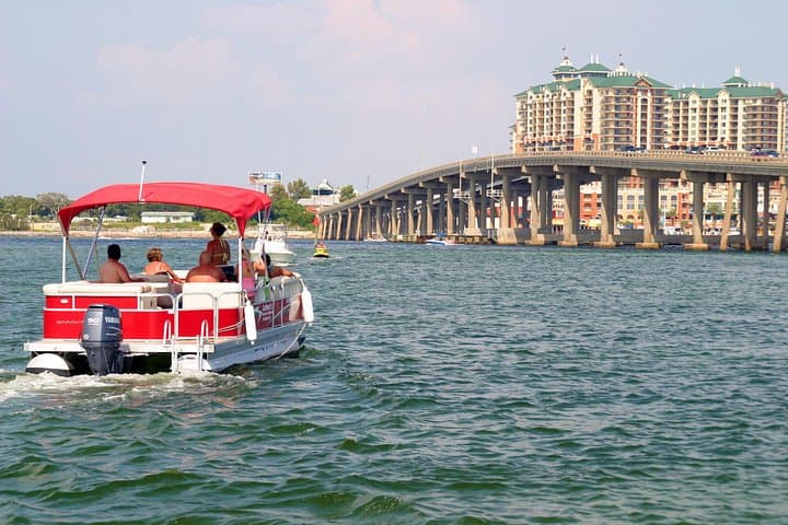 Destin Pontoon Rental & Crab Island Day Trip — 24ft Pontoon on Choctawhatchee Bay photo 3