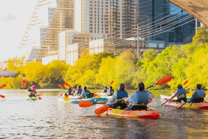 Sunset Bat Kayak Tour on Lady Bird Lake — Congress Avenue Bridge Bats photo 4