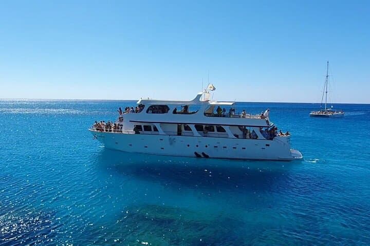 80s & 90s Sunset Cruise Protaras — Blue Lagoon DJ Party and Swim Stop