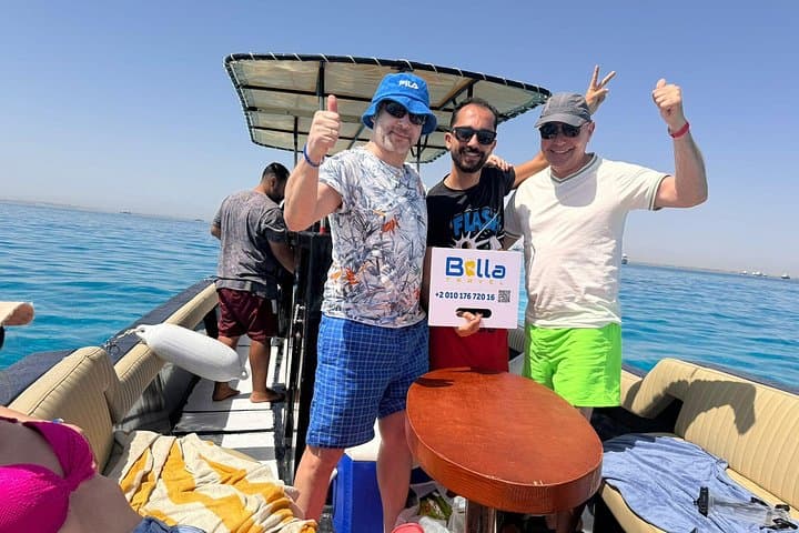 Private Speedboat to Orange Island — Hurghada Snorkeling, Beach Picnic & Coral Gardens photo 3
