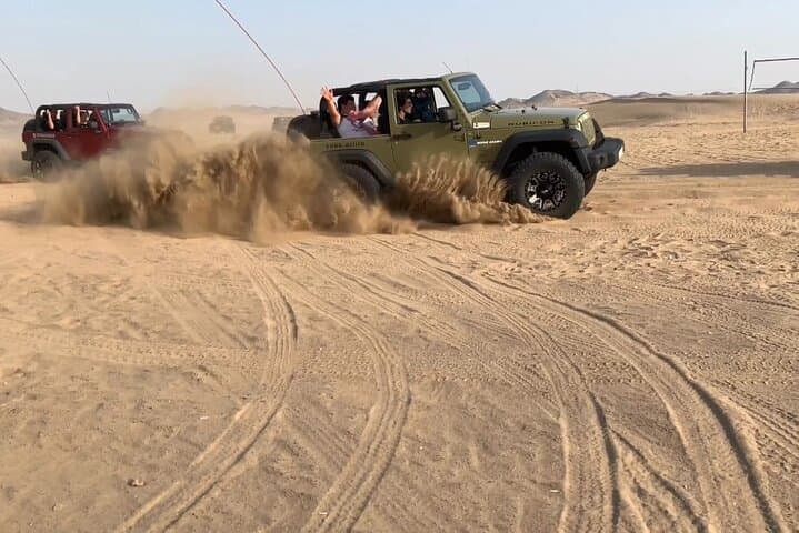 Jeddah Desert Safari and Camping: Dune Bashing, Quad Biking & Sandboarding