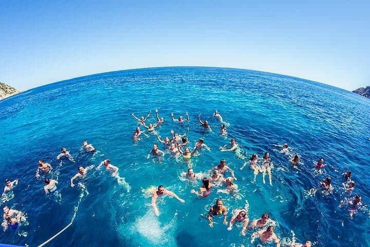 Cap Norfeu Catamaran: Swimming Cave & Submarine Viewing on the Costa Brava