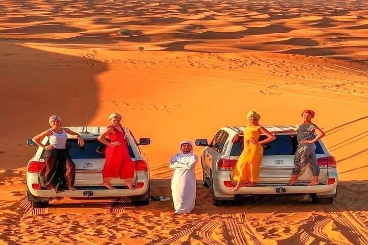 Morning Dubai Desert Safari: Dune Bashing, Camel Ride & Sandboarding in Lahbab photo 3