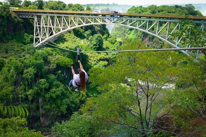 Experience the Thrill of the Victoria Falls Bridge Slide: The Longest Zipline Over Batoka Gorge photo 6