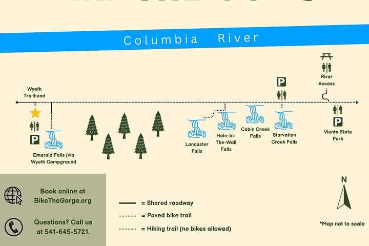 E-Bike Waterfalls & Waterfront: Columbia River Gorge Self-Guided Tour photo 6
