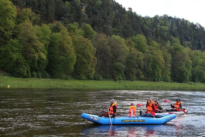 Canoe the Elbe: Sandstone Cliffs & Bastei Views in Saxon Switzerland photo 4