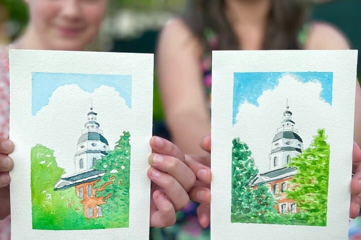 Paint the Maryland State House: Outdoor Watercolor Workshop in Annapolis