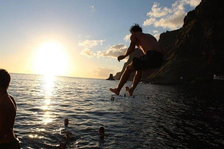 Madeira Sunset Cruise with Dinner and Swim at Calhau da Lapa