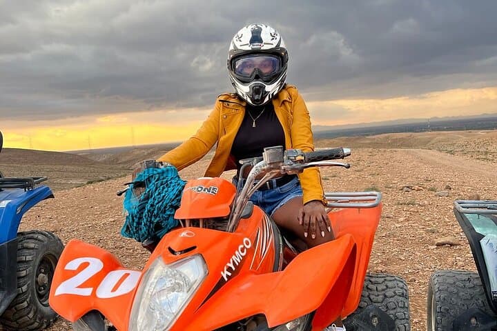 Agafay Desert Quad Bike Sunset and Berber Dinner Experience photo 6