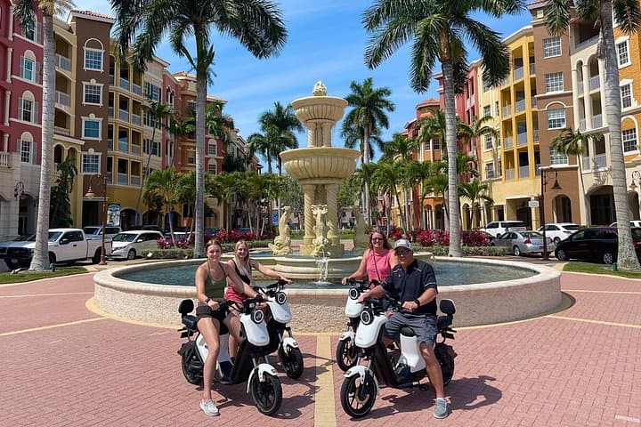 Naples Electric Moped Tour: 90-Min Family-Friendly Downtown Cruise photo 4