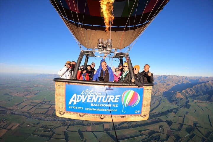 Methven Mt Hutt Scenic Hot Air Balloon Flight Over Canterbury Plains photo 5