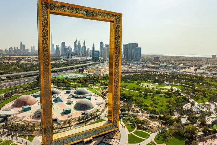Half-Day Dubai City Tour: Dubai Frame, Creek Abra, Gold Souk & Blue Mosque
