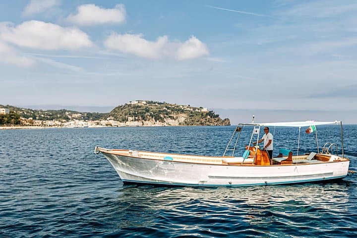 Private Ischia Boat Tour by Gozzo Aprea — Green Grotto, Sorgeto Springs & Sant'Angelo photo 1