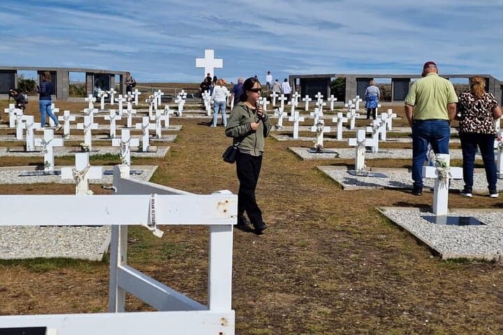Argentine Military Cemetery Tour — Stanley to Darwin Falklands History Excursion